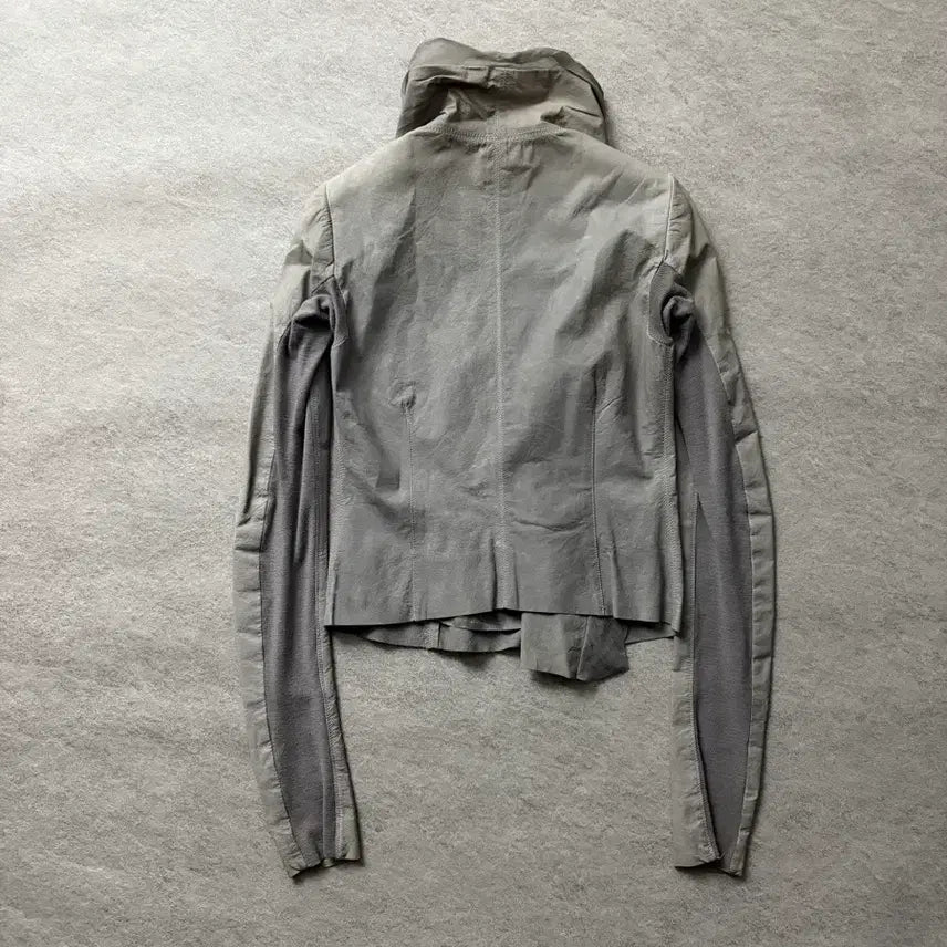 [BUNJANG] Rick Owens Kangaroo Leather Drape High Neck Jacket / 10AW 릭오웬스 캥거루 드레이프 하이넥 자켓