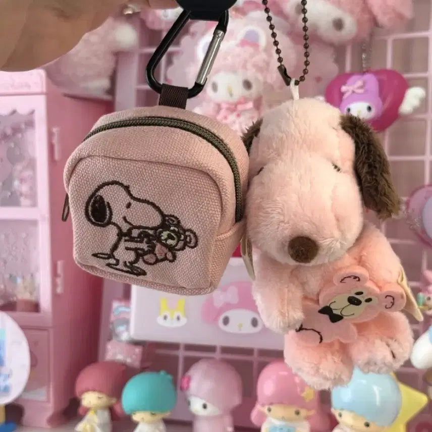 [SOLD OUT] 일본 스누피 정품 미니 카라비너 파우치
