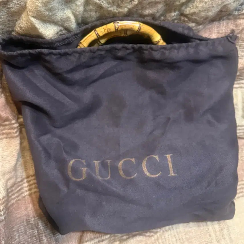 [BUNJANG] Gucci Bamboo Shopper Satchel Bag / 구찌 카프스킨 밤부 뱀부 쇼퍼 사첼 백