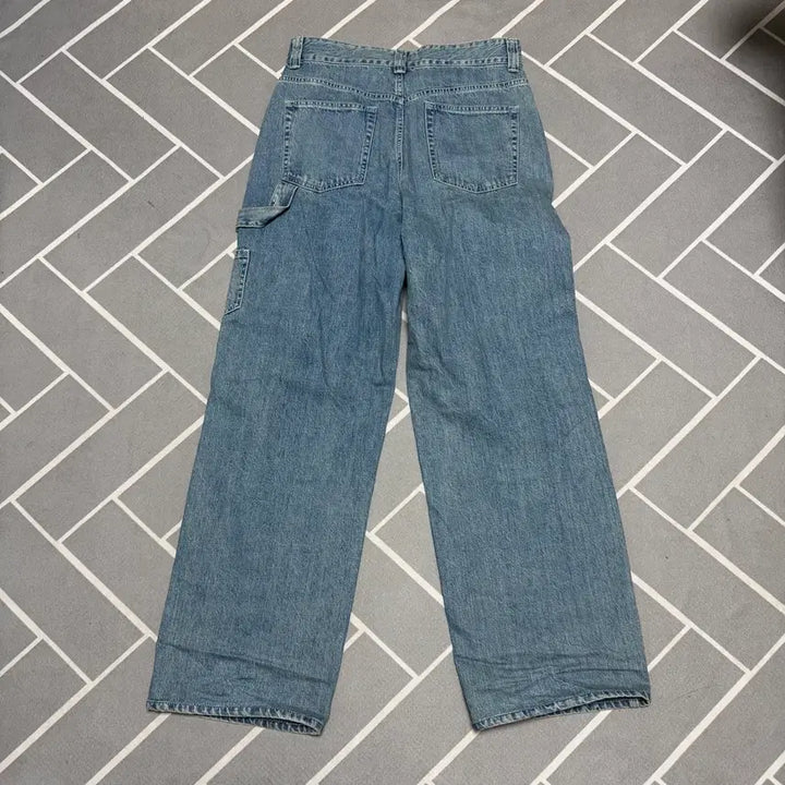 [BUNJANG] Vellie My Library True Wide Carpenter Jeans / (M)벨리에 마이라이브러리 트루와이드 카펜터 연청