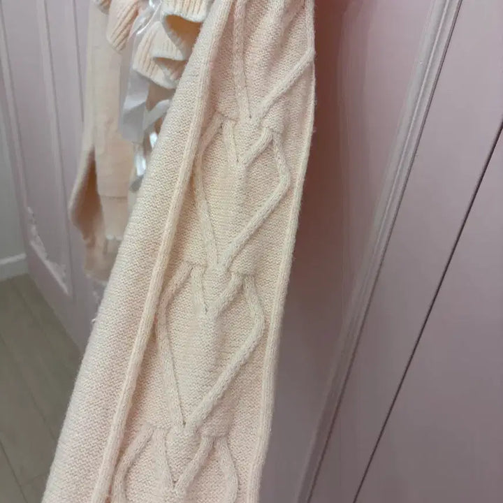 [BUNJANG] Vintage Ribbon Knit Top / 일본빈티지) 리본 니트