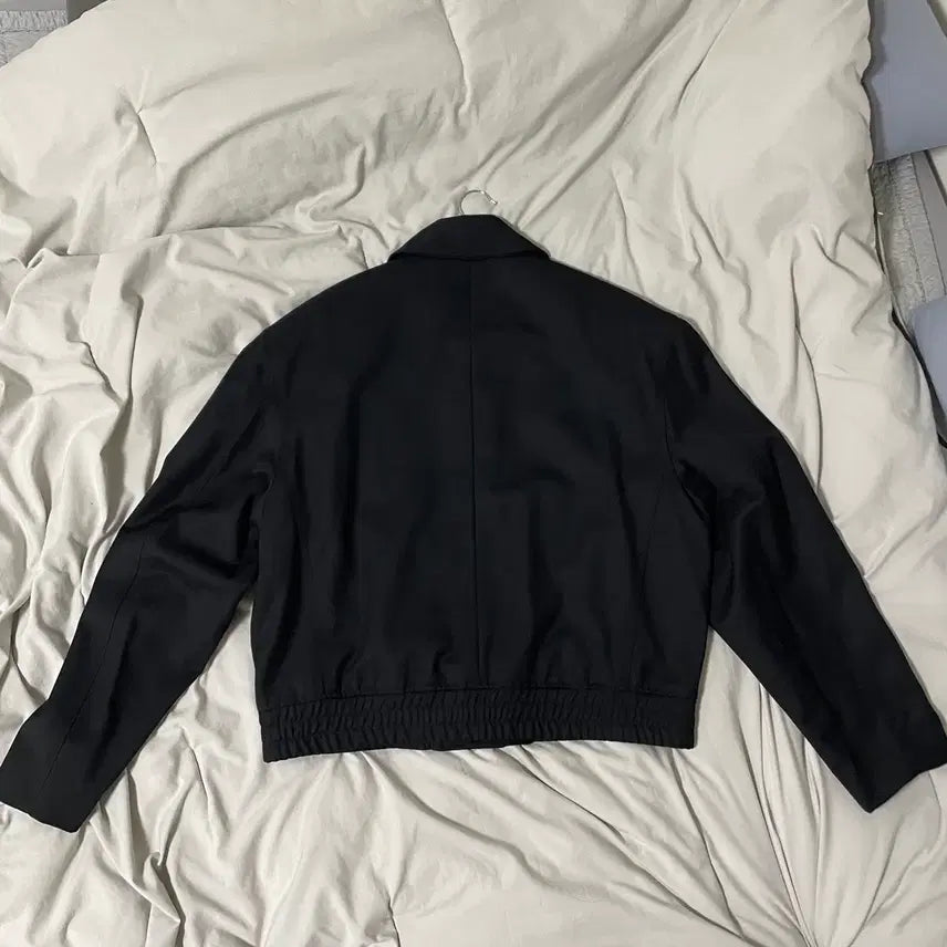 [BUNJANG] Elmood Elburton Wool Blend Jacket - Twill Black - Size 48 / 엘무드 엘버튼 울 블렌드 자켓 트윌 블랙 48사이즈(택포)