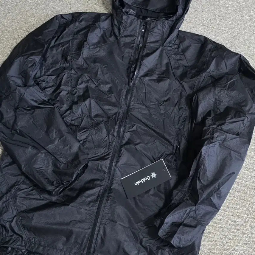 [BUNJANG] GOLDWIN Windbreaker Jacket Black / GOLDWIN 골드윈 윈드 브레이커 자켓 블랙 새제품 3 (L) 파카