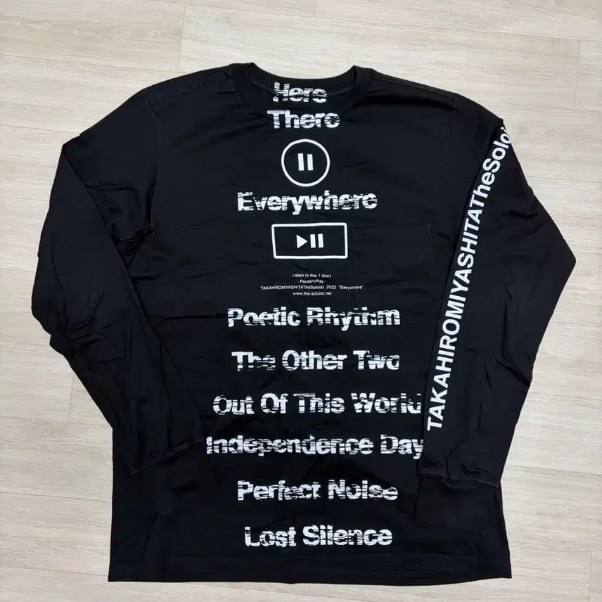 [SOLD OUT] [50] 솔로이스트 에브리웨어 롱슬리브 티셔츠