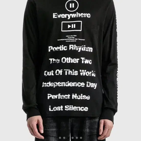 [SOLD OUT] [50] 솔로이스트 에브리웨어 롱슬리브 티셔츠
