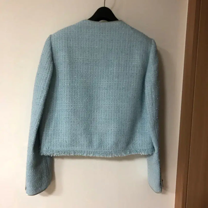 [BUNJANG] Orr 21 Satin Lining Tweed Jacket / Orr 오르 21년 새틴 라이닝 트위드 자켓 민트 하객룩 결혼식