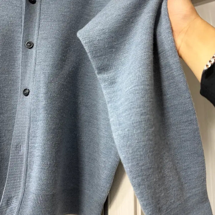 [BUNJANG] Coore XL Wool Collar Cardigan / (XL) 쿠어 탑팔 울 카라 가디건