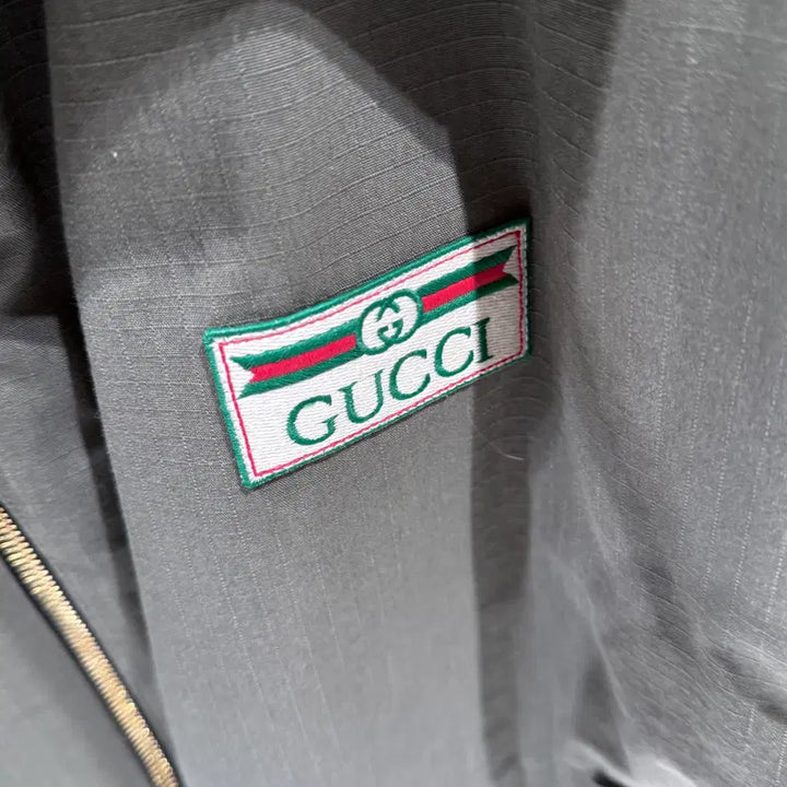 [BUNJANG] Gucci Reversible Cotton Nylon Zip-Up Jacket / ( S+ / 52 ) 구찌 리버서블 코튼 나일론 집업 자켓