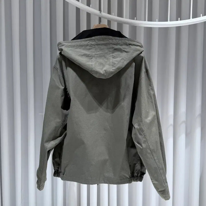 [BUNJANG] Gucci Reversible Cotton Nylon Zip-Up Jacket / ( S+ / 52 ) 구찌 리버서블 코튼 나일론 집업 자켓