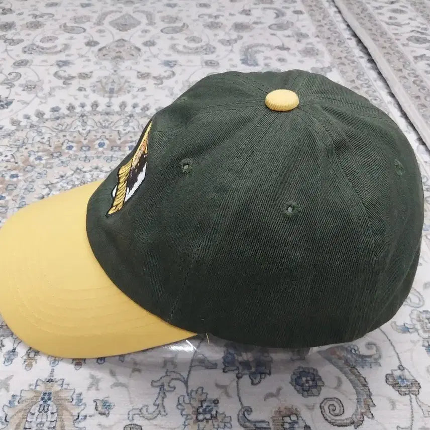[SOLD OUT] WEGO 윌로우스 볼캡 모자 그린/옐로우