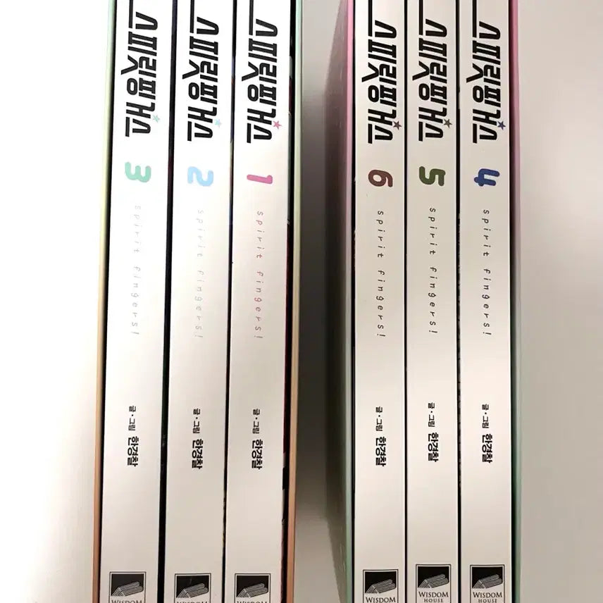 [BUNJANG] Spirit Fingers Volumes 1-6 Set Comic Book / 스피릿 핑거스 1-6권 세트 네이버 웹툰 단행본 만화책
