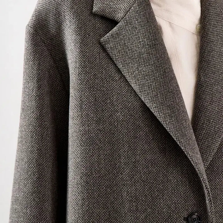 [BUNJANG] System Wool Blend Single Half Jacket / 한섬 시스템 자켓