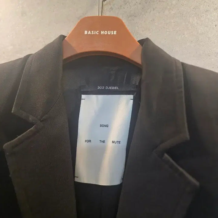 [BUNJANG] Song for the Mute DJEBEL Printed Black Jacket / 송 포 더 뮤트. 블랙 자켓.