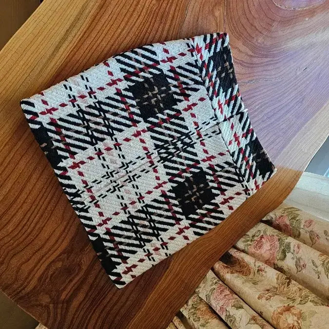 [BUNJANG] Tweed Check Mini Skirt / 트위드 체크 미니 스커트