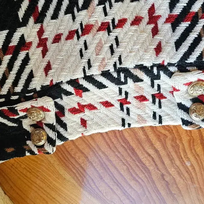 [BUNJANG] Tweed Check Mini Skirt / 트위드 체크 미니 스커트