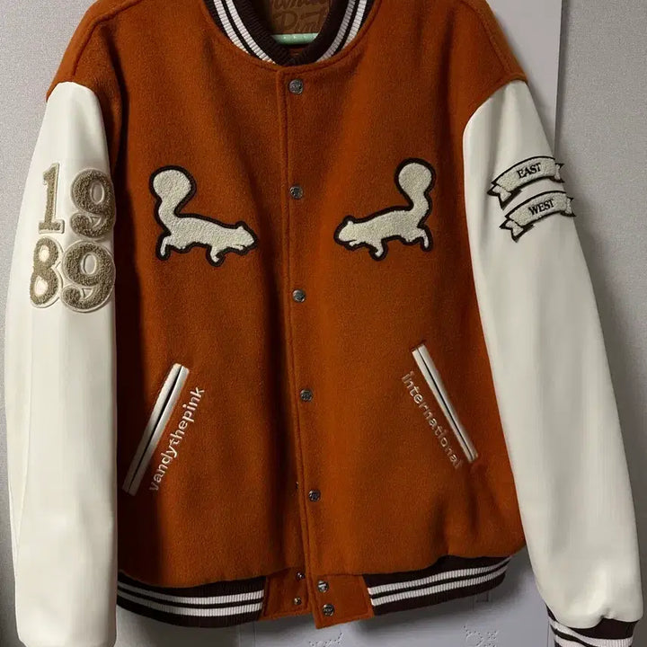 [BUNJANG] Bandithepink Varsity Jacket XL / 반디더핑크 바시티 자켓 XL