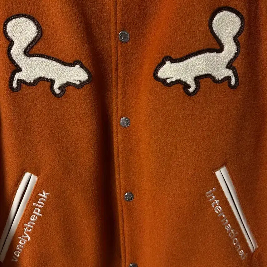 [BUNJANG] Bandithepink Varsity Jacket XL / 반디더핑크 바시티 자켓 XL