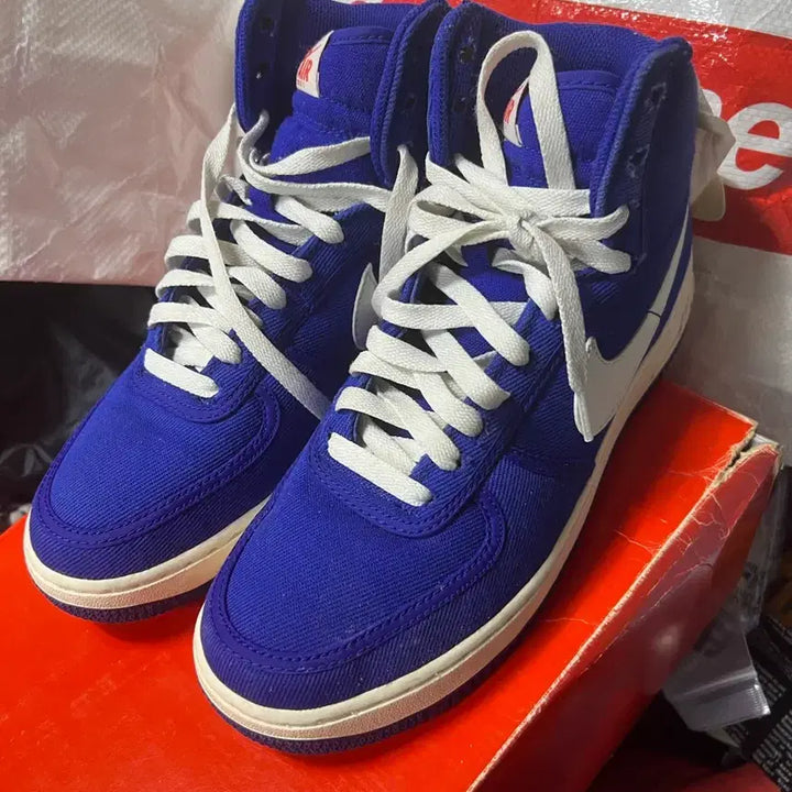 [BUNJANG] Nike Air Force 1 High CVS (Cobalt Blue) - 260mm / 나이키 에어포스 하이탑 cvs