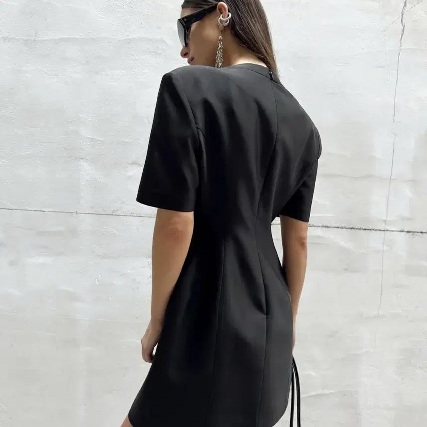 [BUNJANG] Dragon Blues Mini Dress S / 드래곤블루스 볼륨 미니 원피스 S