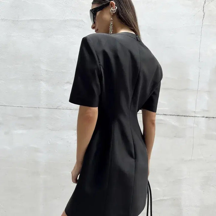 [BUNJANG] Dragon Blues Mini Dress S / 드래곤블루스 볼륨 미니 원피스 S