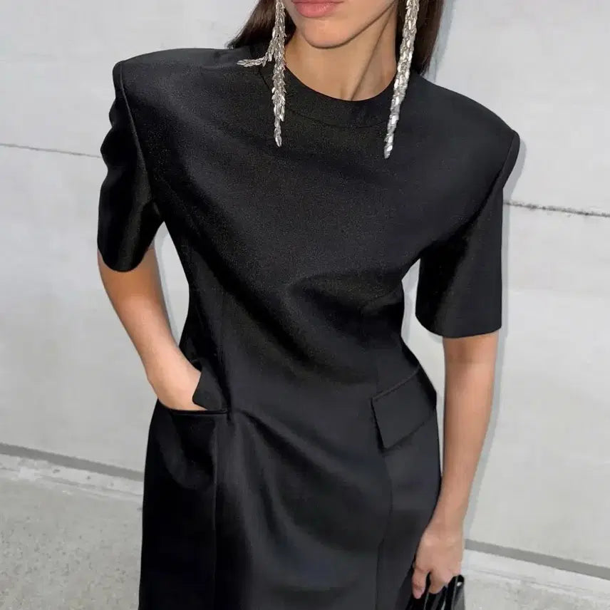 [BUNJANG] Dragon Blues Mini Dress S / 드래곤블루스 볼륨 미니 원피스 S