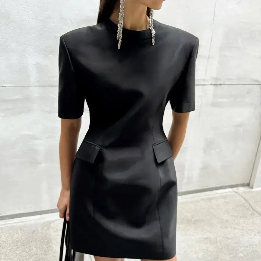 [BUNJANG] Dragon Blues Mini Dress S / 드래곤블루스 볼륨 미니 원피스 S