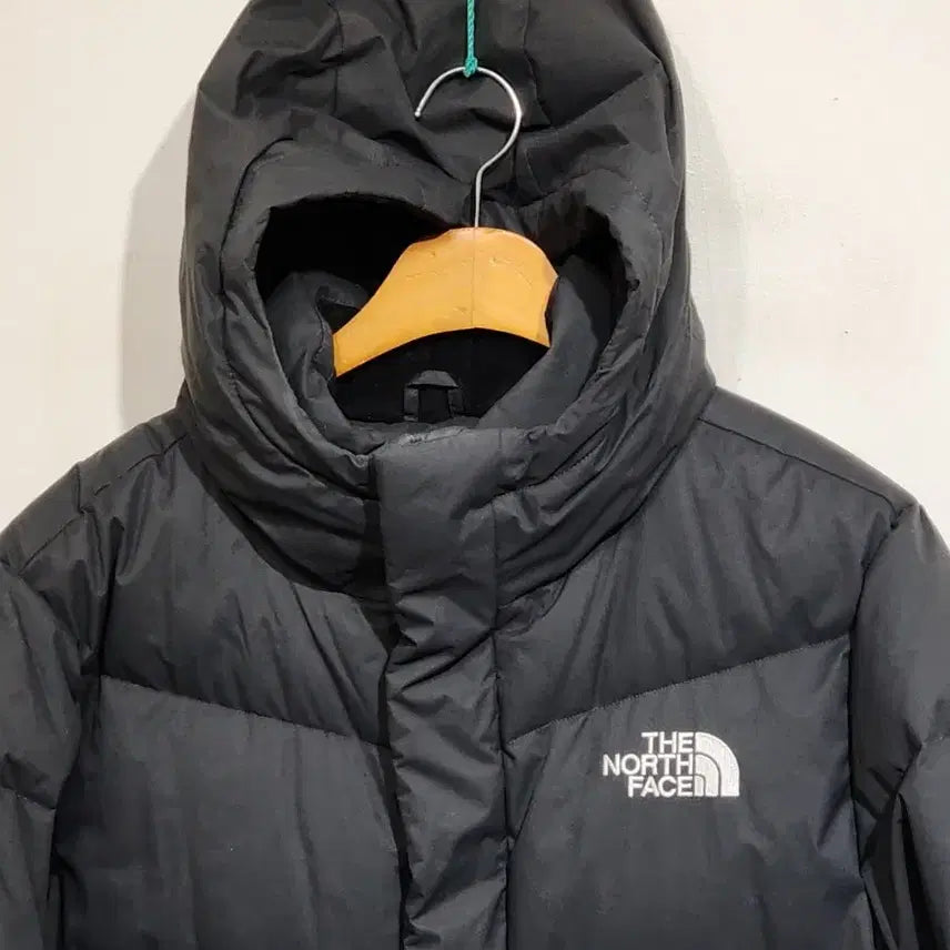 [BUNJANG] Long Down Coat / (L) 노스페이스 롱패딩 점퍼 진회색 거위털 후드 구스다운코트