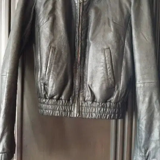 [BUNJANG] ASOS Black Leather Jacket / ASOS  블랙 가죽 자켓