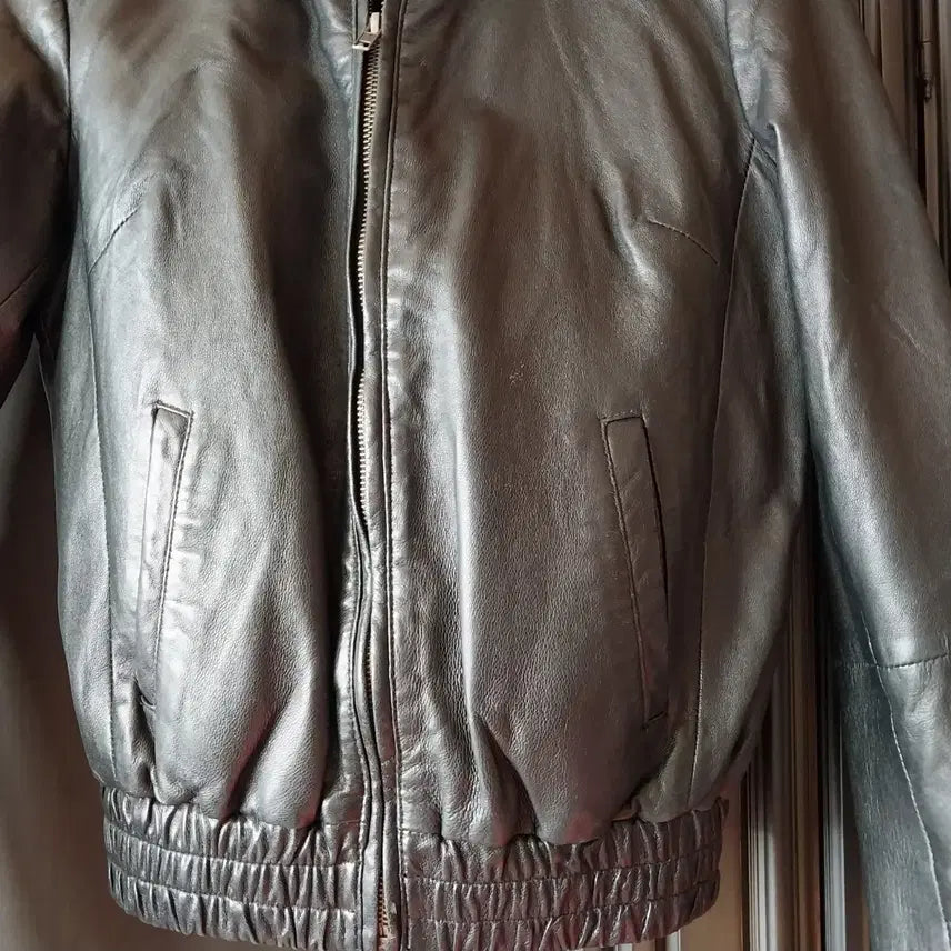 [BUNJANG] ASOS Black Leather Jacket / ASOS  블랙 가죽 자켓