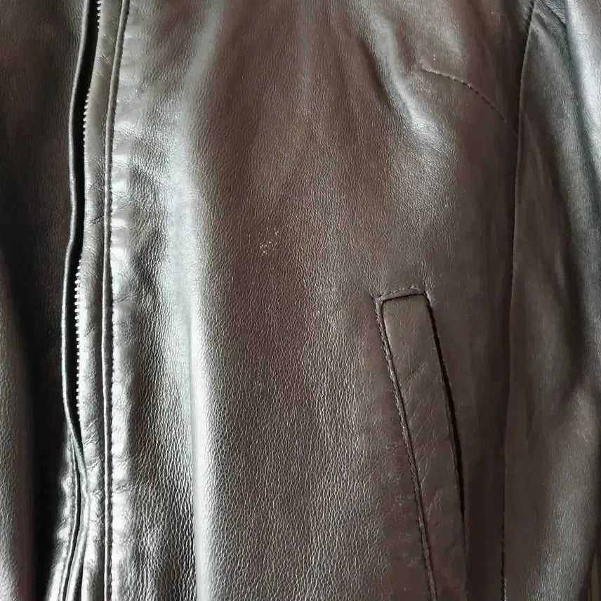 [BUNJANG] ASOS Black Leather Jacket / ASOS  블랙 가죽 자켓