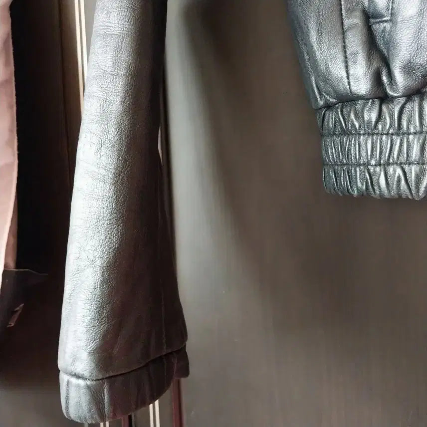 [BUNJANG] ASOS Black Leather Jacket / ASOS  블랙 가죽 자켓