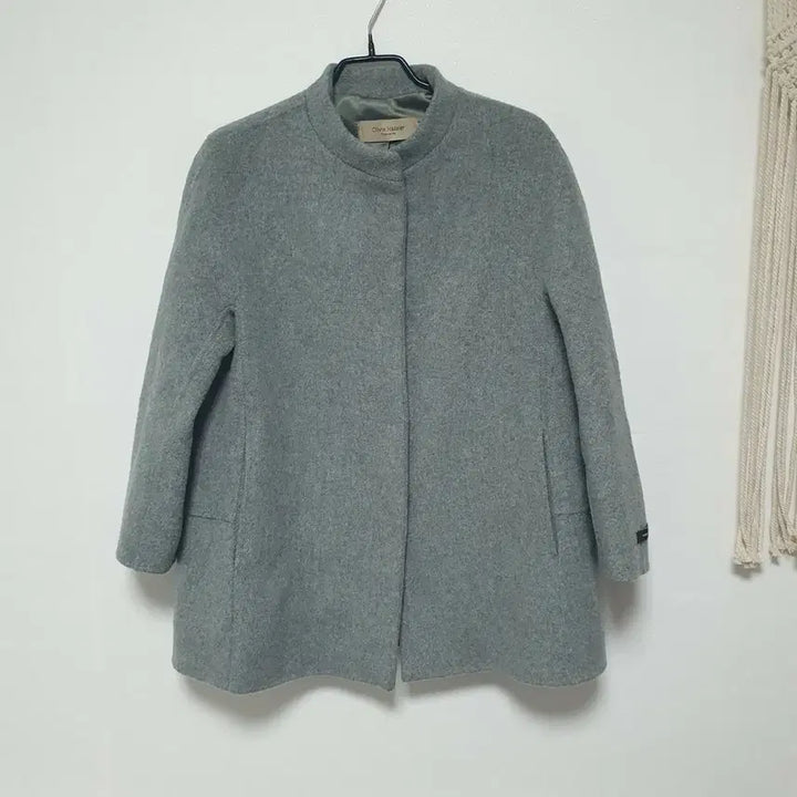 [BUNJANG] Olivia Hassler Gray Wool Coat S / 모89%,새상품수준)Olivia Hassler 회색 울 코트 s