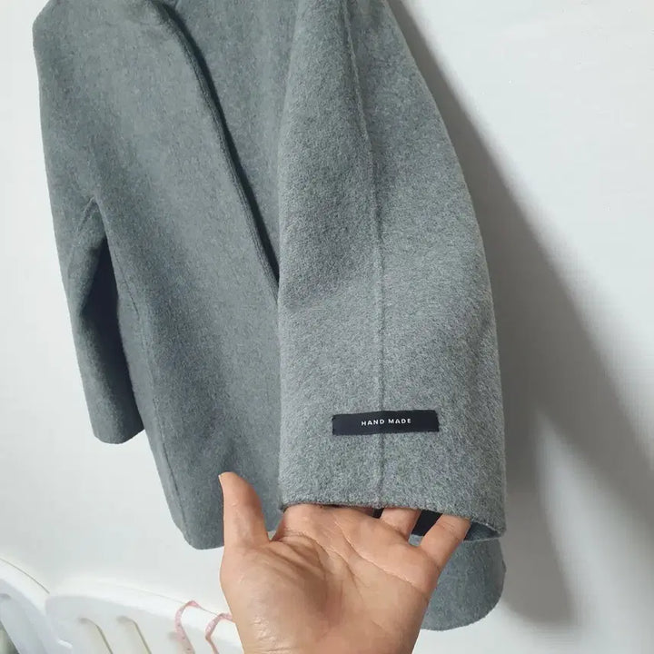 [BUNJANG] Olivia Hassler Gray Wool Coat S / 모89%,새상품수준)Olivia Hassler 회색 울 코트 s