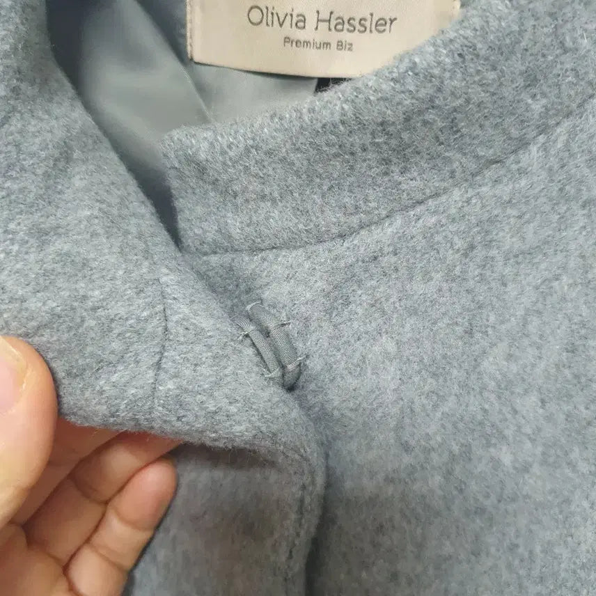 [BUNJANG] Olivia Hassler Gray Wool Coat S / 모89%,새상품수준)Olivia Hassler 회색 울 코트 s