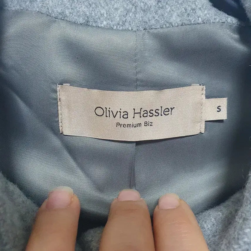 [BUNJANG] Olivia Hassler Gray Wool Coat S / 모89%,새상품수준)Olivia Hassler 회색 울 코트 s