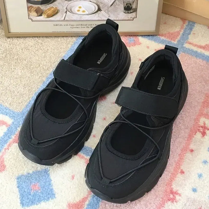 [BUNJANG] 슈펜-멀티스트랩 메리제인 플랫폼 스니커즈_운동화 스웨이드 Keyring / 슈펜-멀티스트랩 메리제인 플랫폼 스니커즈_운동화 스웨이드 키높이 HPWP