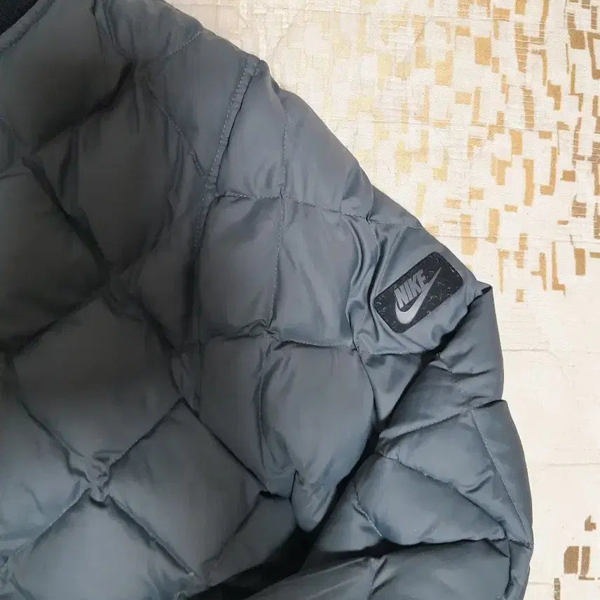 [BUNJANG] Nike Diamond Reversible Duck Down Padded Jacket / 나이키 다이아몬드 리버시블 덕다운패딩 퀼팅 블루종 자켓 95