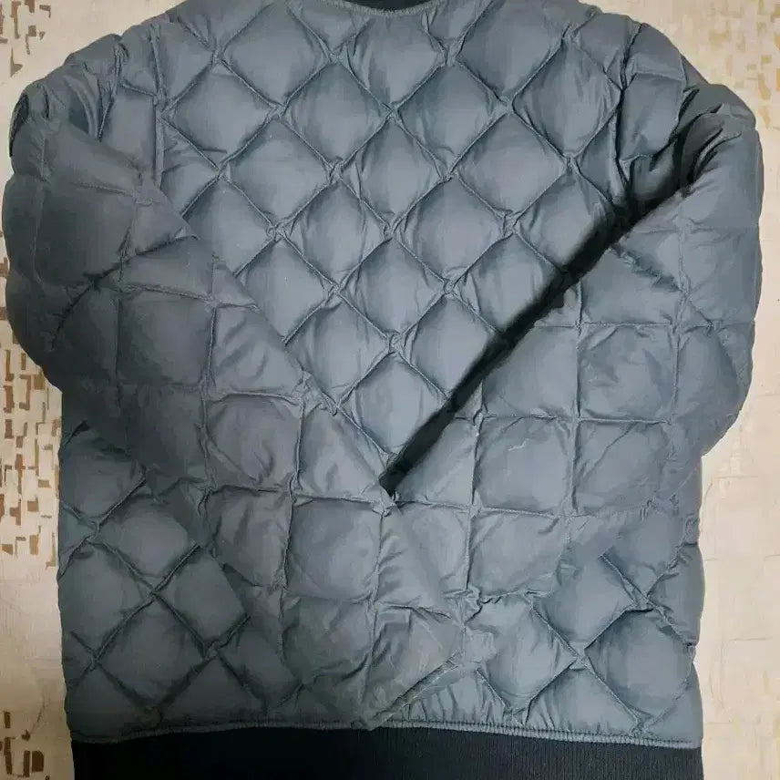 [BUNJANG] Nike Diamond Reversible Duck Down Padded Jacket / 나이키 다이아몬드 리버시블 덕다운패딩 퀼팅 블루종 자켓 95