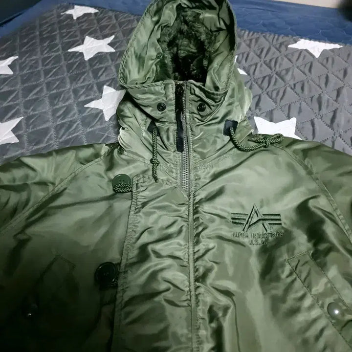 [BUNJANG] Alpha Industries N3D Parka Sage Green (M) / 알파인더스트리 made in U.S.A  N3D 파카 세이지그린 (M)