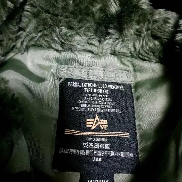 [BUNJANG] Alpha Industries N3D Parka Sage Green (M) / 알파인더스트리 made in U.S.A  N3D 파카 세이지그린 (M)