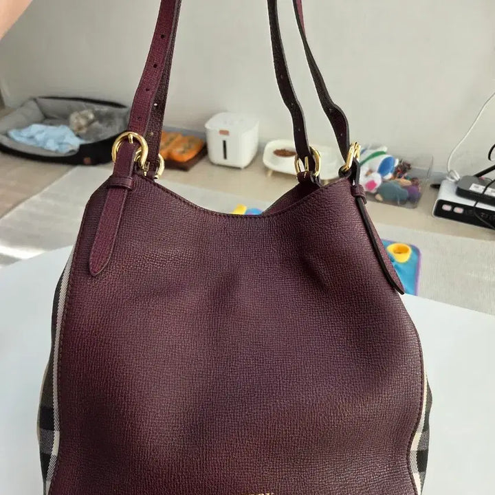 [BUNJANG] Burberry Canterbury House Check Shoulder Bag / 버버리 캔터베리 하우스체크 숄더백