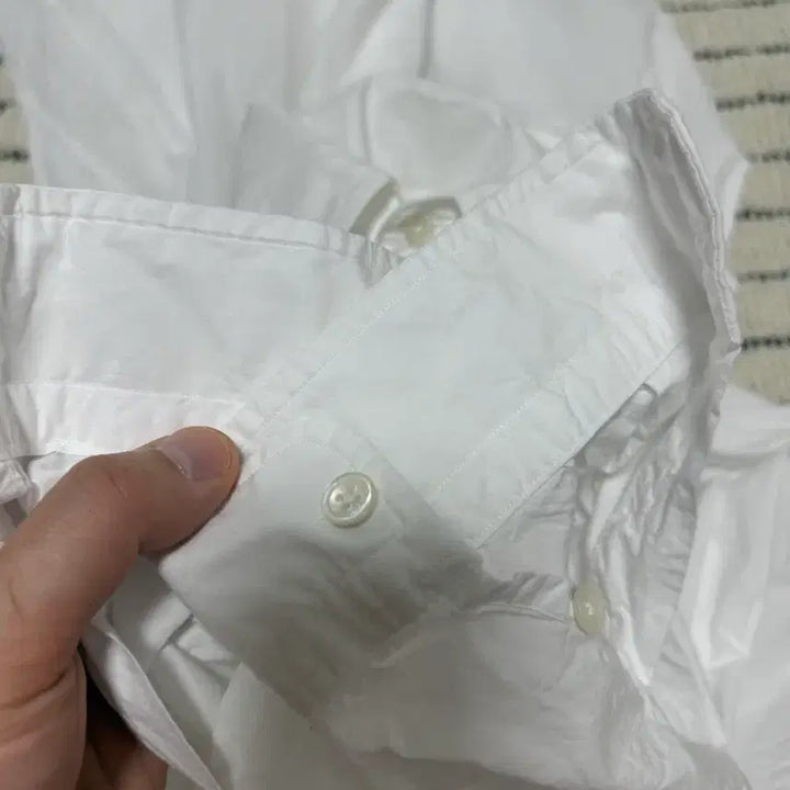 [BUNJANG] Porter Classic Tab Collar White Shirt / 포터클래식 탭칼라 화이트 셔츠 3사이즈