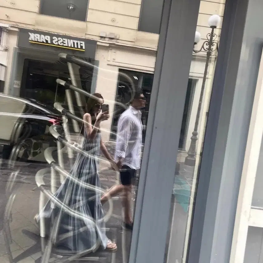 [BUNJANG] The Row Saint-Tropez Dress (Blue) / 더로랑 셍트로페 드레스 원피스(블루)