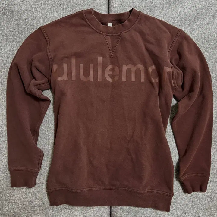 [BUNJANG] Lululemon Brown Sweatshirt (Size 4) / 룰루레몬 브라운 맨투맨 4사이즈