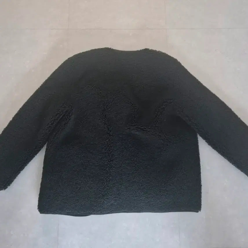 [BUNJANG] Black Curly Jacket / 리스트 검정색 뽀글이 자켓