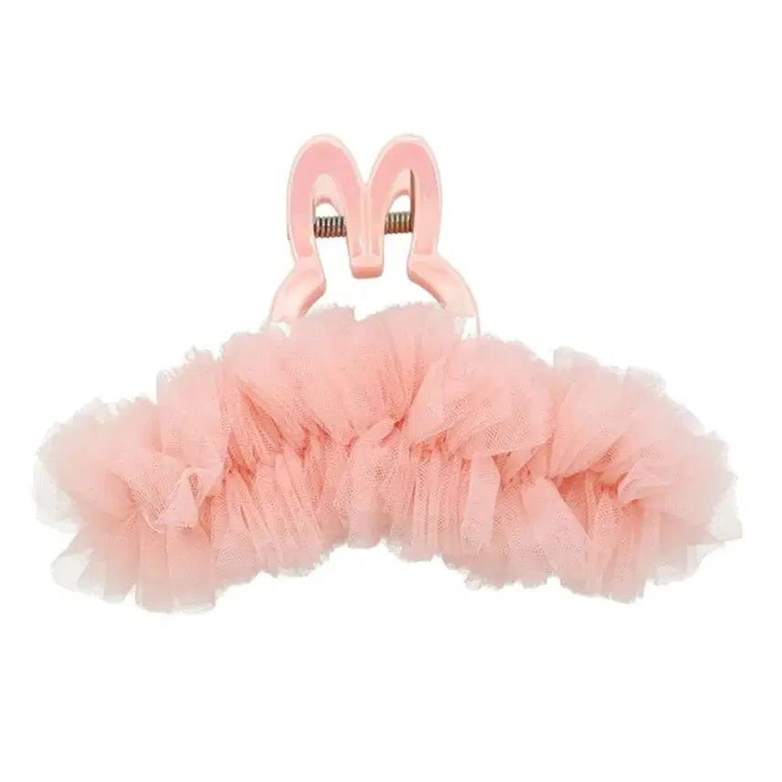 [BUNJANG] Miffy Frill Lace Hair Clip / [새상품] miffy 미피 프릴 레이스 밴스 헤어클립 집게핀