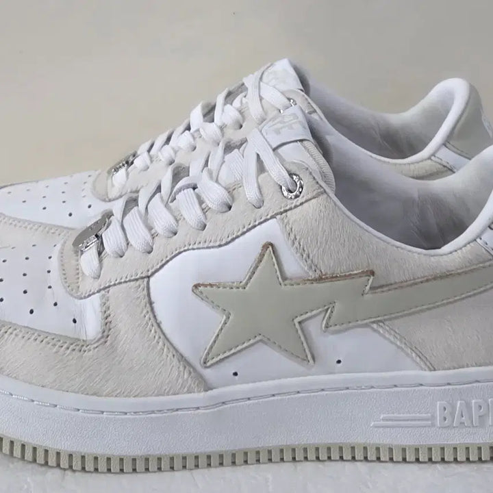 [BUNJANG] BAPE Sta M1 FUR Beige Sneakers / [270] 베이프 베이프스타StaM1 퍼FUR 베이지ㅡ단종매물,최저가