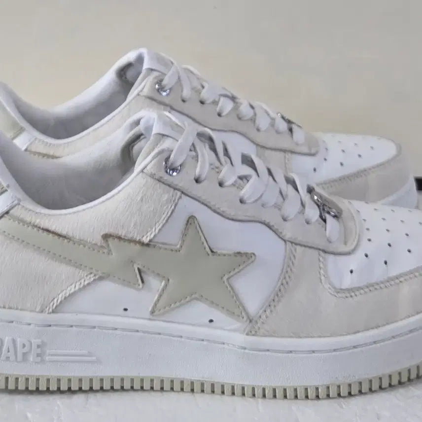 [BUNJANG] BAPE Sta M1 FUR Beige Sneakers / [270] 베이프 베이프스타StaM1 퍼FUR 베이지ㅡ단종매물,최저가