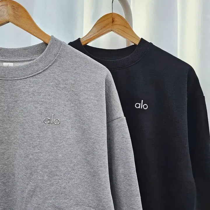 [BUNJANG] Alo Sealed Fleece Lined Sweatshirt / 알로 기모 맨투맨 (미개봉새상품)