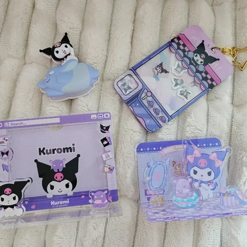 [BUNJANG] Sanrio Kuromi Acrylic Goods Bundle Set / 산리오 쿠로미 아크릴 굿즈 세트 일괄 판매